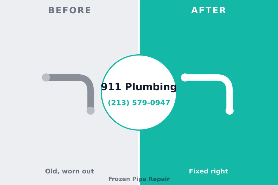 Before and after: plumbing company Osceola, MO